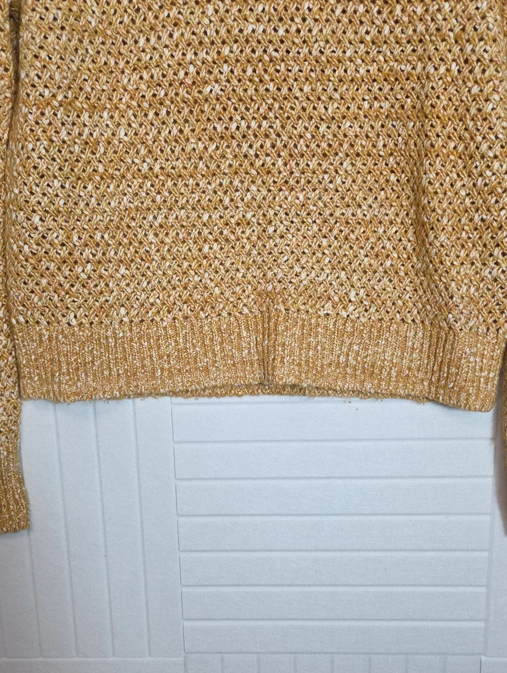 J. Crew Golden Yellow Knit Sweater Size M